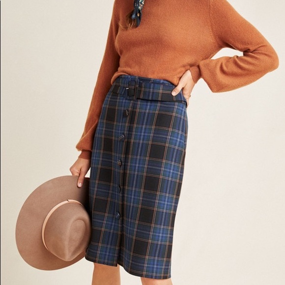 Anthropologie Dresses & Skirts - Anthropologie Bernadette Plaid Pencil Skirt